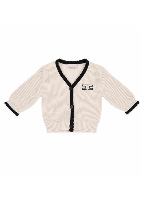 Cardigan con logo ELISABETTA FRANCHI KIDS | ENMA018 C FL0010188